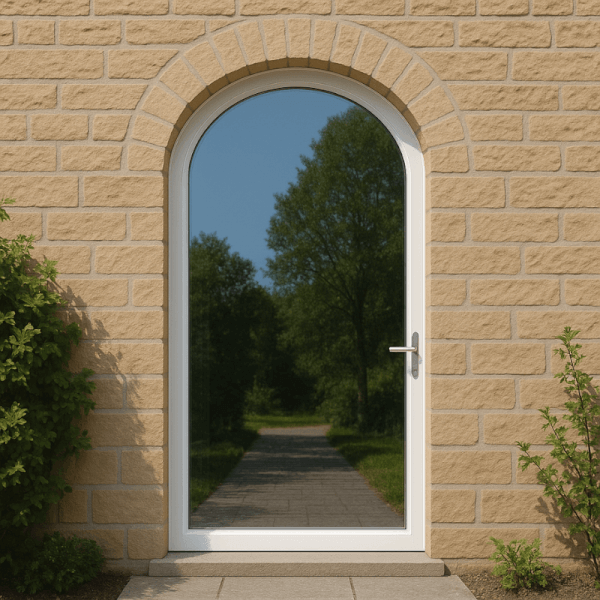 NG Habitats Porte cintrée PVC 1 vantail square