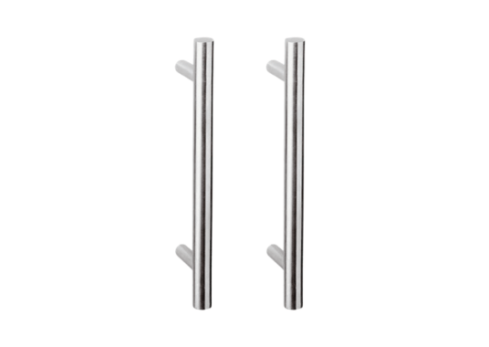 Barre inox 100 cm INT & EXT + gâche électrique avec fonction jour-nuit