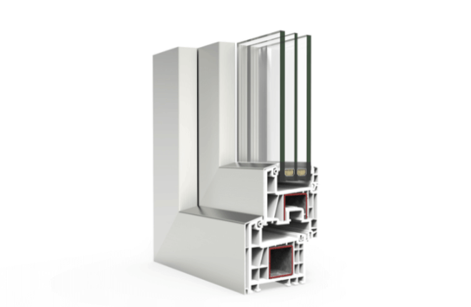 Fenêtre PVC-ALU triple vitrage