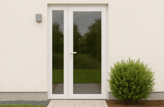 Porte de service tierce PVC