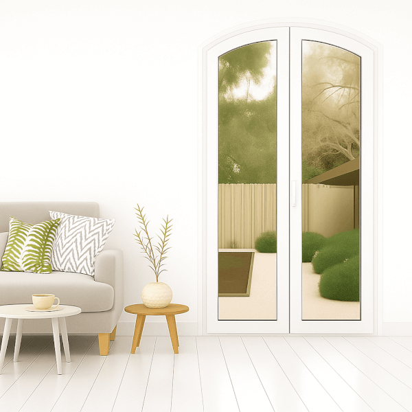 NG Habitats Porte-fenetre cintrée 2V 9016 square