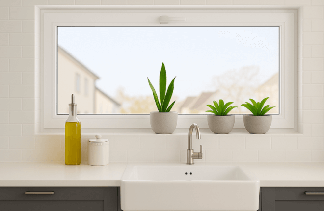 Fenêtre de cuisine en PVC