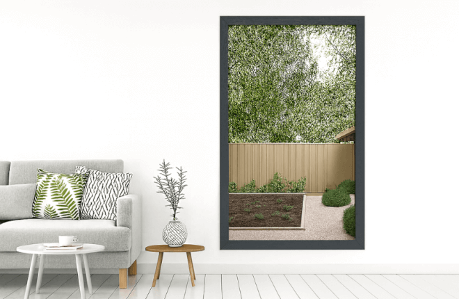 Fenêtre panoramique verticale anthracite