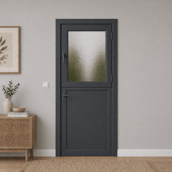 NG Habitats Porte fermière anthracite - SQUARE