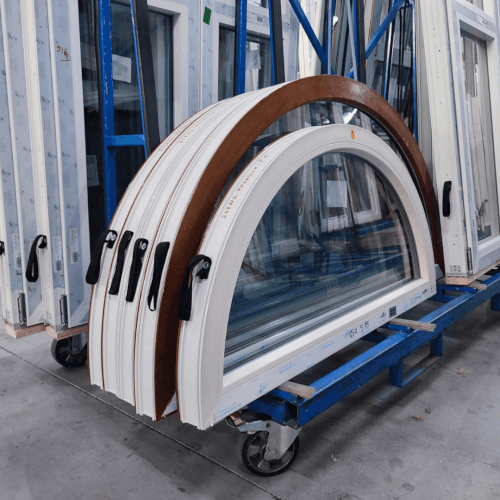 Fenetre demi-lune PVC