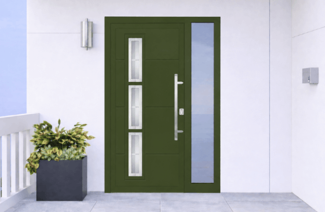 Porte dentrée ALU avec tierce - MILANO