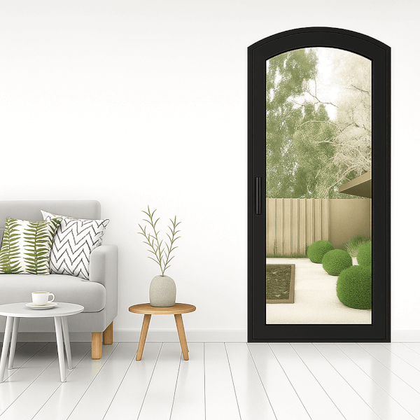 NG Habitats Porte-fenetre cintrée 1V 9005 square