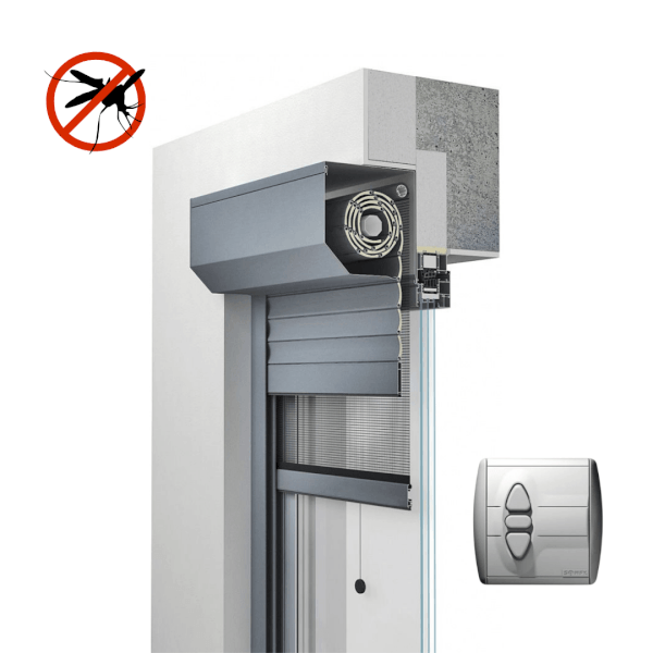 NG Habitats Volet roulant électrique moustiquaire SQUARE