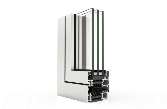 Fenêtre ALU triple vitrage