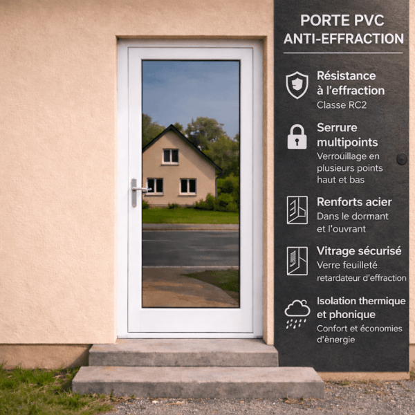 NG Habitats Porte PVC anti-effraction SQUARE