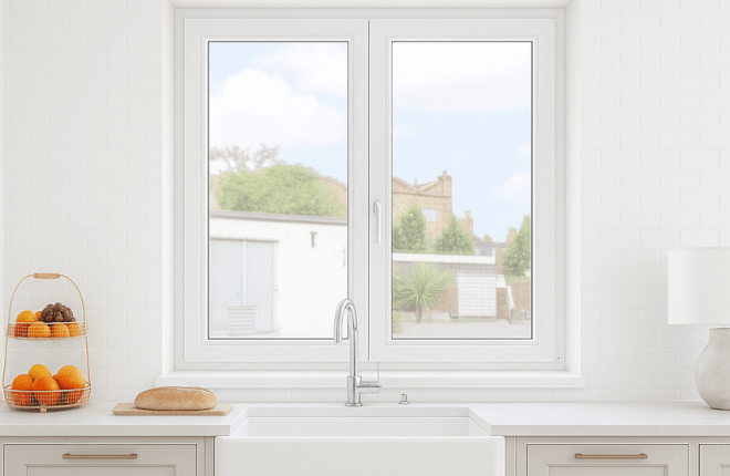 Fenêtre PVC 2 vantaux