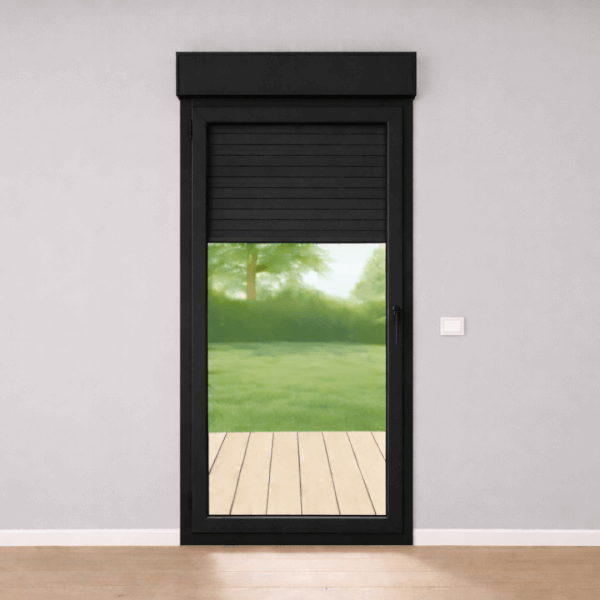 NG Habitats Porte fenêtre 1 vantail 9005 - SQUARE